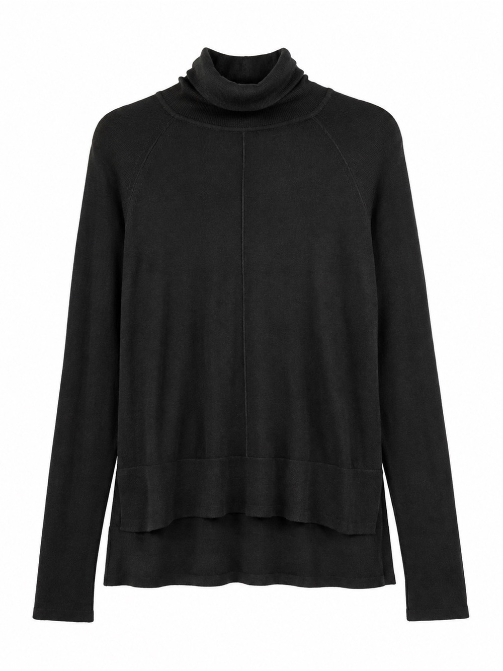 Zara Knit Women’s Black Turtleneck Long Sleeve Sweater. Size: Medium